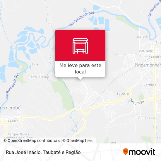 Rua José Inácio mapa