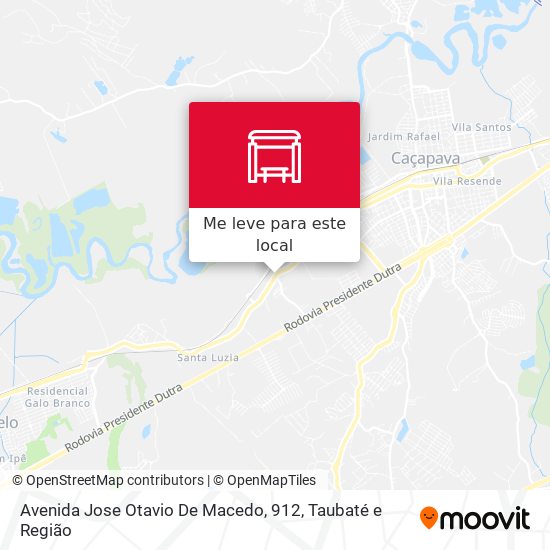 Avenida Jose Otavio De Macedo, 912 mapa