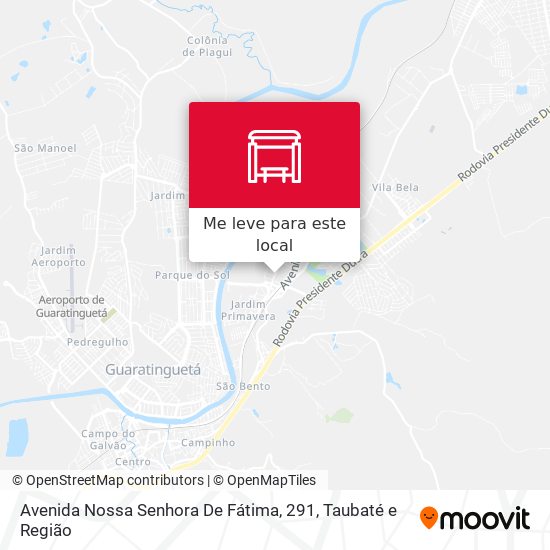 Avenida Nossa Senhora De Fátima, 291 mapa