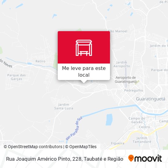 Rua Joaquim Américo Pinto, 228 mapa