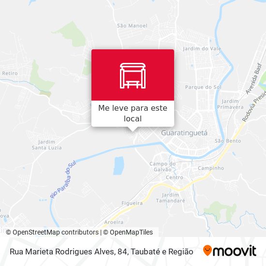 Rua Marieta Rodrigues Alves, 84 mapa