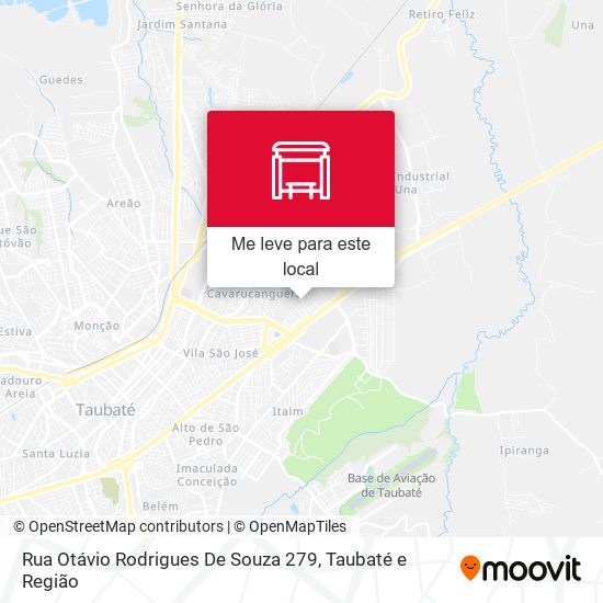 Rua Otávio Rodrigues De Souza 279 mapa