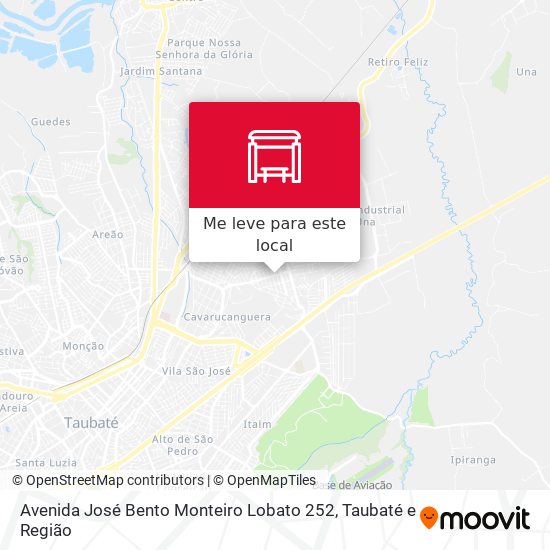 Avenida José Bento Monteiro Lobato 252 mapa