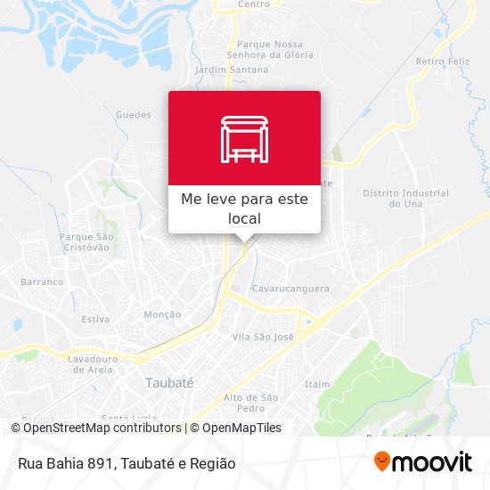 Rua Bahia 891 mapa