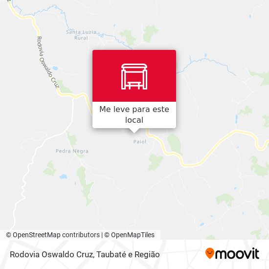 Rodovia Oswaldo Cruz mapa