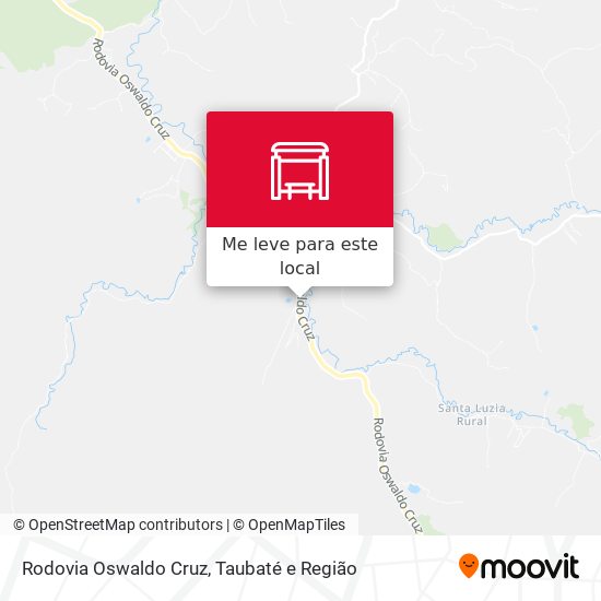 Rodovia Oswaldo Cruz mapa