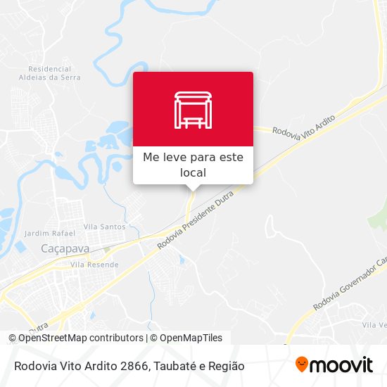Rodovia Vito Ardito 2866 mapa