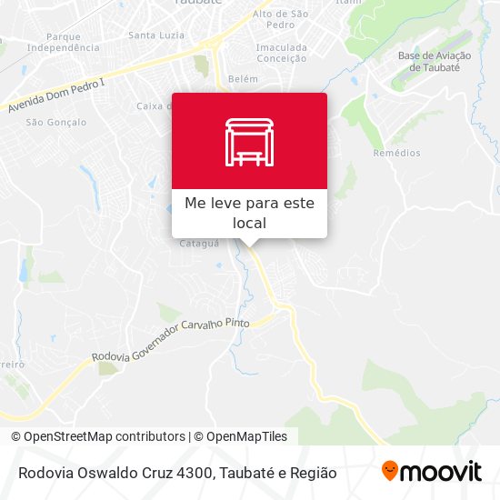 Rodovia Oswaldo Cruz 4300 mapa