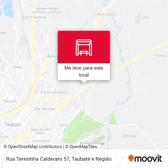 Rua Teresinha Calderaro 57 mapa
