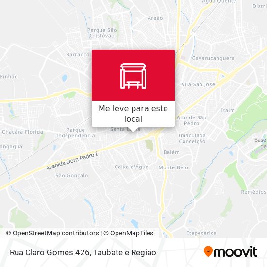 Rua Claro Gomes 426 mapa