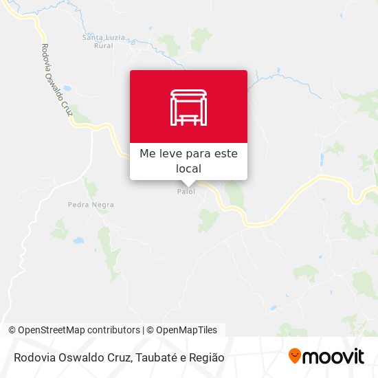 Rodovia Oswaldo Cruz mapa