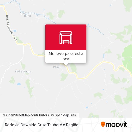 Rodovia Oswaldo Cruz mapa