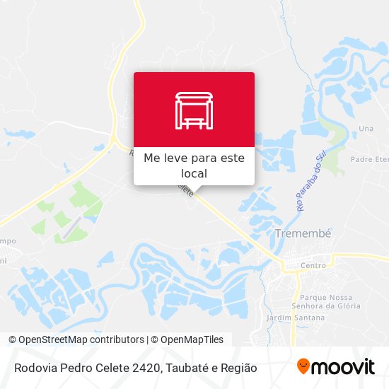 Rodovia Pedro Celete 2420 mapa