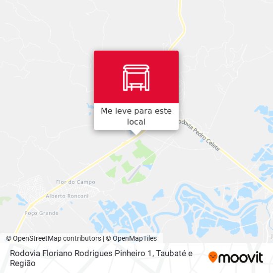 Rodovia Floriano Rodrigues Pinheiro 1 mapa