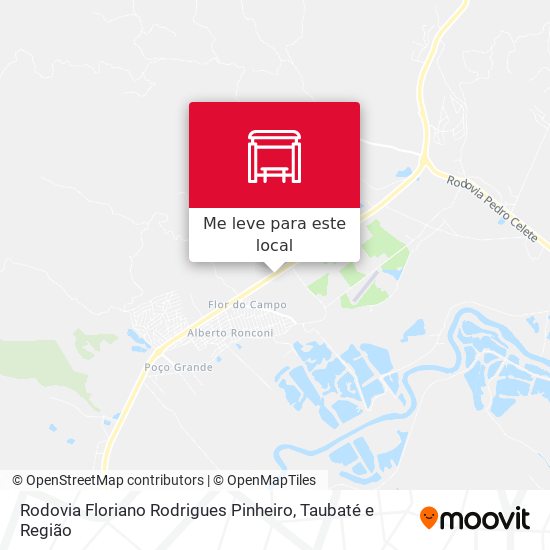 Rodovia Floriano Rodrigues Pinheiro mapa