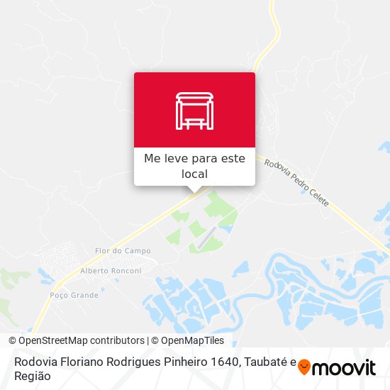 Rodovia Floriano Rodrigues Pinheiro 1640 mapa
