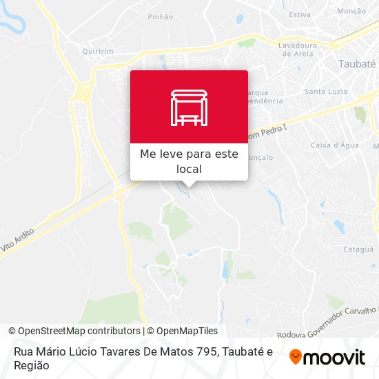 Rua Mário Lúcio Tavares De Matos 795 mapa