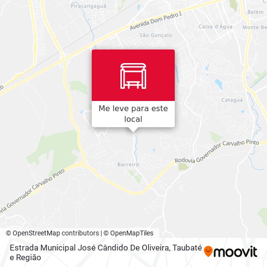 Estrada Municipal José Cândido De Oliveira mapa