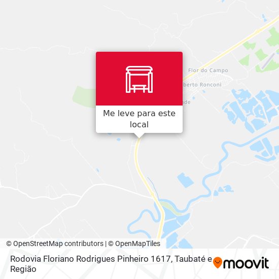 Rodovia Floriano Rodrigues Pinheiro 1617 mapa