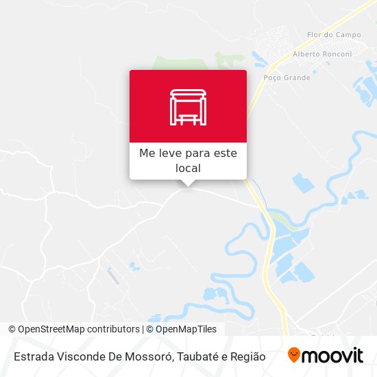 Estrada Visconde De Mossoró mapa