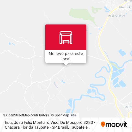 Estr. José Felix Monteiro Visc. De Mossoró 3223 - Chácara Flórida Taubaté - SP Brasil mapa