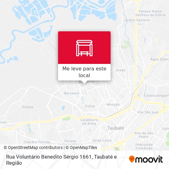 Rua Voluntário Benedito Sérgio 1661 mapa