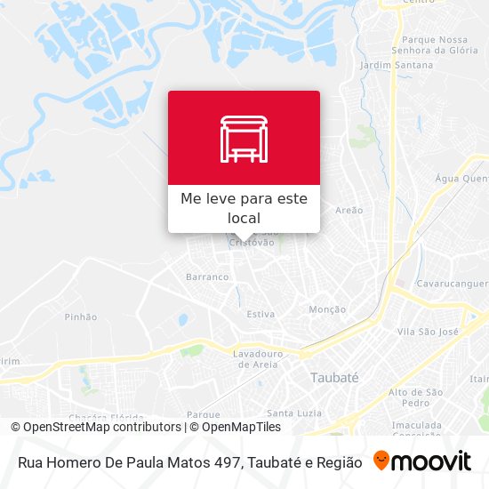 Rua Homero De Paula Matos 497 mapa