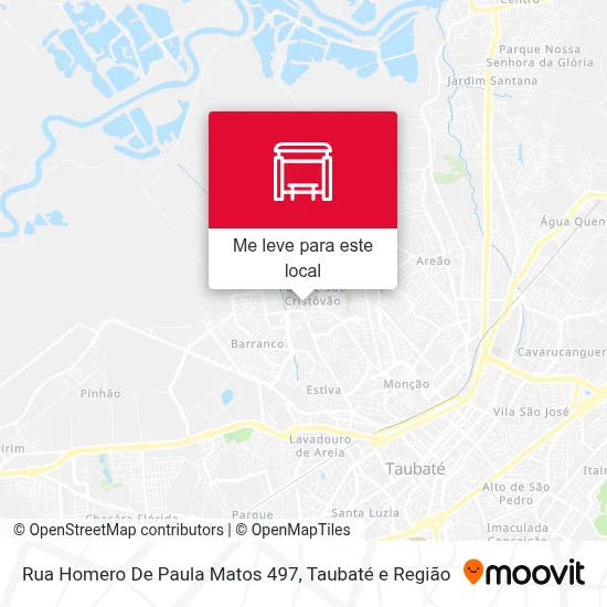 Rua Homero De Paula Matos 497 mapa