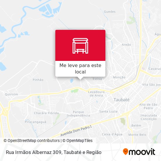 Rua Irmãos Albernaz 309 mapa