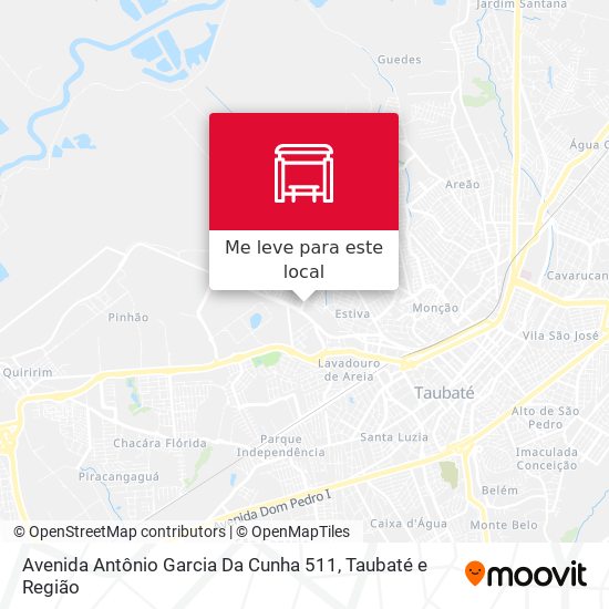 Avenida Antônio Garcia Da Cunha 511 mapa