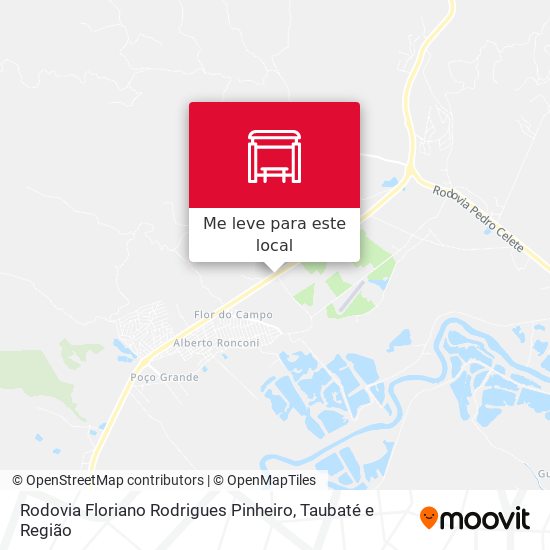 Rodovia Floriano Rodrigues Pinheiro mapa