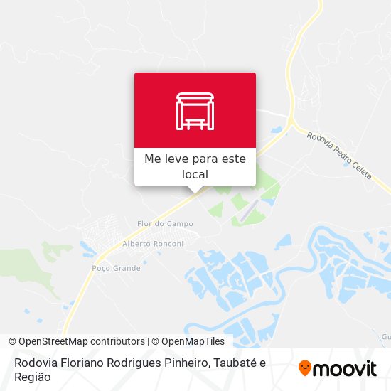 Rodovia Floriano Rodrigues Pinheiro mapa