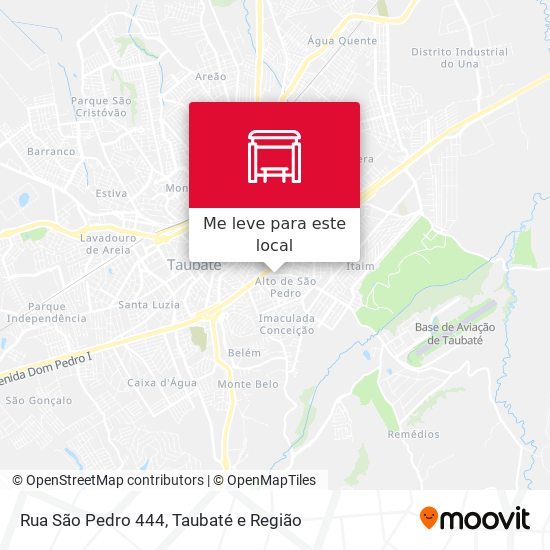 Rua São Pedro 444 mapa