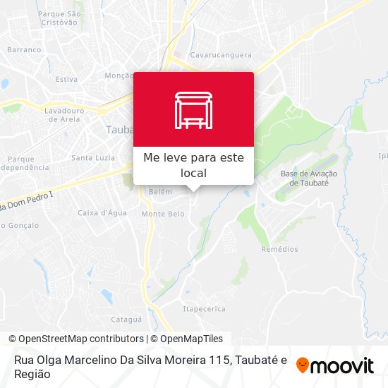 Rua Olga Marcelino Da Silva Moreira 115 mapa