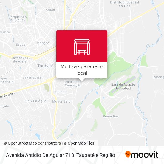 Avenida Antídio De Aguiar 718 mapa