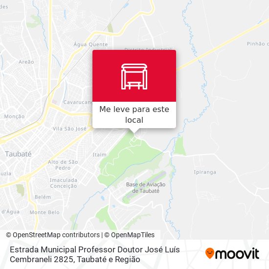 Estrada Municipal Professor Doutor José Luís Cembraneli 2825 mapa