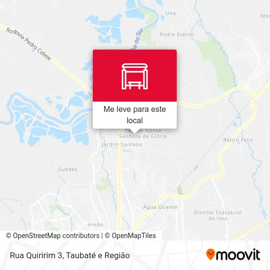Rua Quiririm 3 mapa