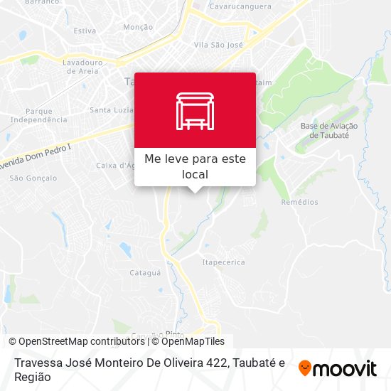 Travessa José Monteiro De Oliveira 422 mapa