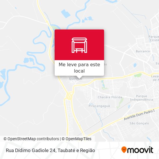 Rua Dídimo Gadiole 24 mapa