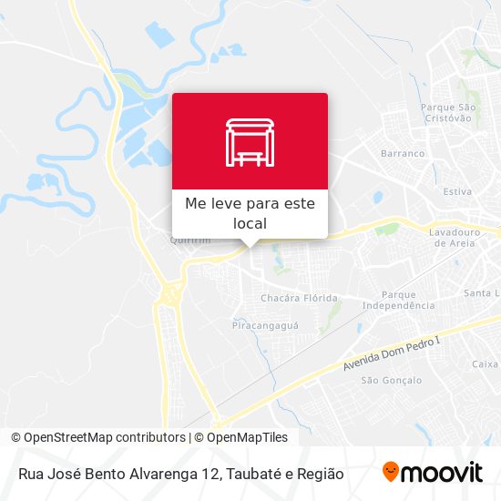 Rua José Bento Alvarenga 12 mapa