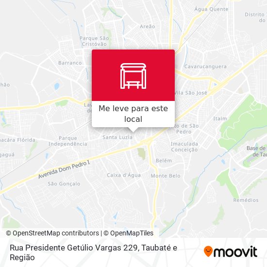 Rua Presidente Getúlio Vargas 229 mapa
