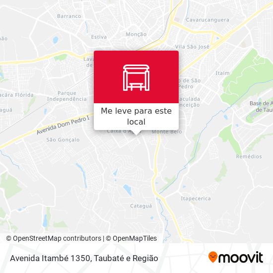 Avenida Itambé 1350 mapa