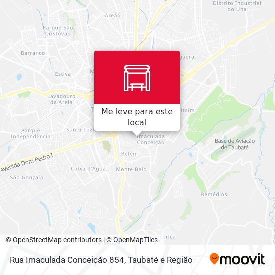 Rua Imaculada Conceição 854 mapa