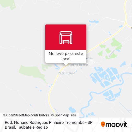 Rod. Floriano Rodrigues Pinheiro Tremembé - SP Brasil mapa