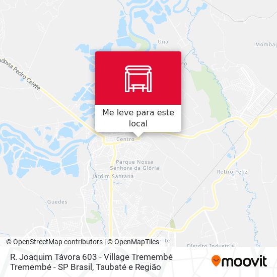 R. Joaquim Távora 603 - Village Tremembé Tremembé - SP Brasil mapa