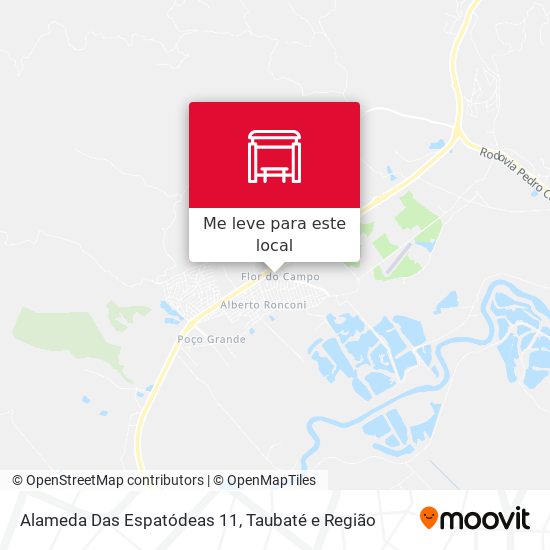 Alameda Das Espatódeas 11 mapa