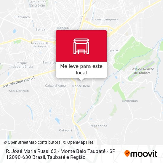 R. José Maria Russi 62 - Monte Belo Taubaté - SP 12090-630 Brasil mapa