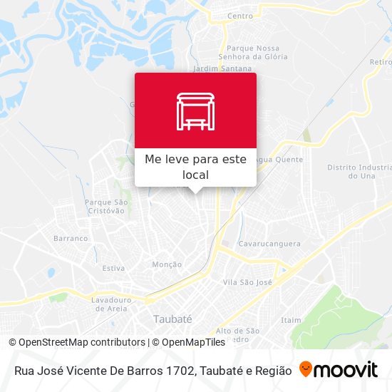 Rua José Vicente De Barros 1702 mapa