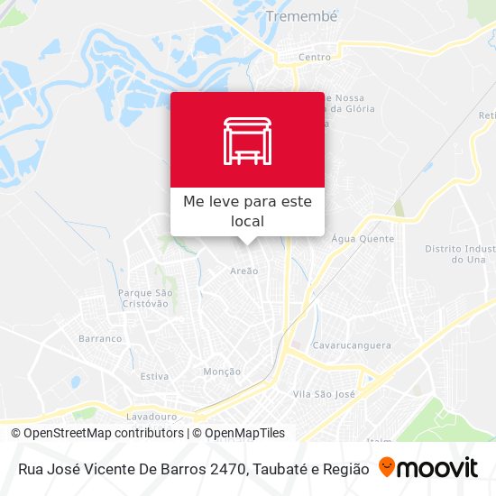 Rua José Vicente De Barros 2470 mapa