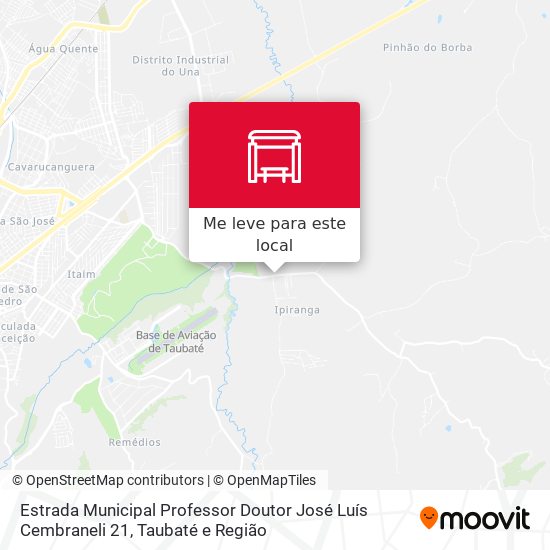 Estrada Municipal Professor Doutor José Luís Cembraneli 21 mapa